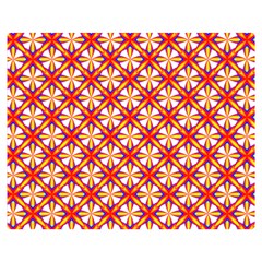 Hexagon Polygon Colorful Prismatic Double Sided Flano Blanket (medium) 