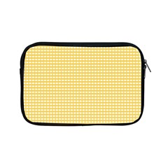 Gingham Plaid Fabric Pattern Yellow Apple Ipad Mini Zipper Cases by HermanTelo