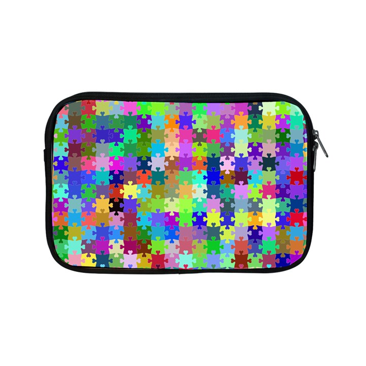 Jigsaw Puzzle Background Chromatic Apple iPad Mini Zipper Cases