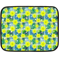 Narcissus Yellow Flowers Winter Double Sided Fleece Blanket (mini)  by HermanTelo