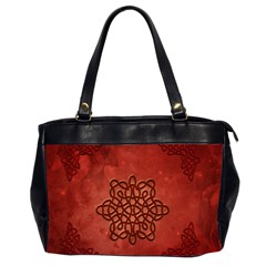 Elegant Decorative Celtic Knot Oversize Office Handbag (2 Sides) by FantasyWorld7