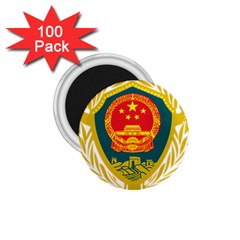 Badge Of Chinese People s Armed Police Force 1 75  Magnets (100 Pack)  by abbeyz71