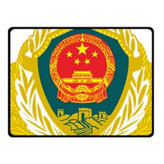 Badge Of Chinese People s Armed Police Force Fleece Blanket (small)