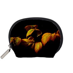 Nature Yellow Plant Leaves Accessory Pouch (small)