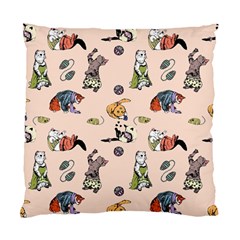 Funny Cats Standard Cushion Case (one Side) by Sobalvarro