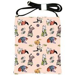 Funny Cats Shoulder Sling Bag by Sobalvarro