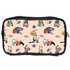 Funny Cats Toiletries Bag (two Sides) by Sobalvarro
