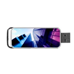 Abstract Architectural Design Architecture Building Portable Usb Flash (one Side) by Pakrebo