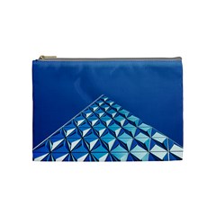 Art Building Pattern Abstract Cosmetic Bag (medium) by Pakrebo
