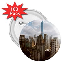 Architectural Design Architecture Buildings City 2 25  Buttons (100 Pack)  by Pakrebo