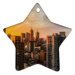 View Of High Rise Buildings During Day Time Star Ornament (two Sides) by Pakrebo