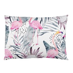 Tropical Flamingos Pillow Case by Sobalvarro