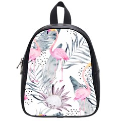 Tropical Flamingos School Bag (small) by Sobalvarro