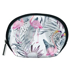 Tropical Flamingos Accessory Pouch (medium)