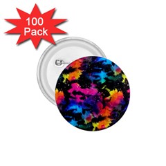 Tie Dye Rainbow Galaxy 1 75  Buttons (100 Pack)  by KirstenStar