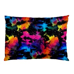 Tie Dye Rainbow Galaxy Pillow Case (two Sides) by KirstenStar