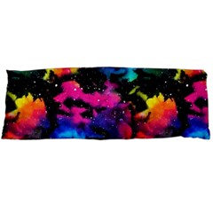 Tie Dye Rainbow Galaxy Body Pillow Case (dakimakura) by KirstenStar