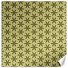 Green Star Pattern Canvas 16  X 16 