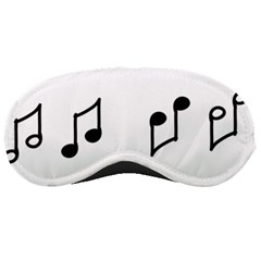 Piano Notes Music Sleeping Mask by HermanTelo