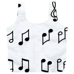 Piano Notes Music Full Print Recycle Bag (xl)