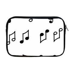 Piano Notes Music Apple Macbook Pro 17  Zipper Case by HermanTelo