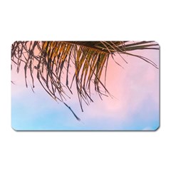 Two Green Palm Leaves On Low Angle Photo Magnet (rectangular) by Pakrebo