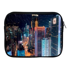 High Rise Buildings With Lights Apple Ipad 2/3/4 Zipper Cases by Pakrebo