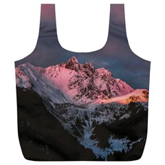 Snowy Summit Full Print Recycle Bag (xl) by Pakrebo