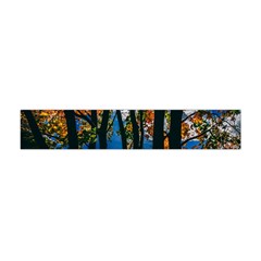 Silhouette Of Trees Flano Scarf (mini) by Pakrebo