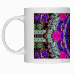 Floral To Be Happy Of In Soul White Mugs by pepitasart