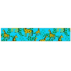 Cute Giraffes Pattern Large Flano Scarf 