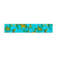 Cute Giraffes Pattern Flano Scarf (mini)