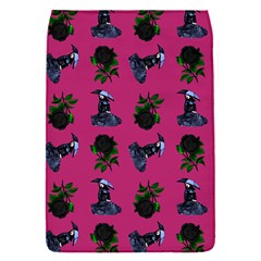 Gothic Girl Rose Pink Pattern Removable Flap Cover (s) by snowwhitegirl