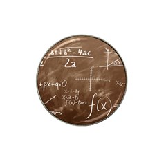 Mathematics Brown Hat Clip Ball Marker (10 Pack)