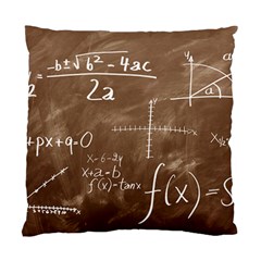 Mathematics Brown Standard Cushion Case (one Side) by snowwhitegirl