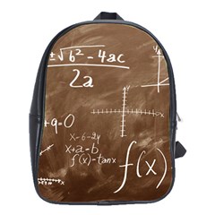 Mathematics Brown School Bag (large)