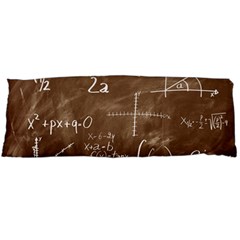 Mathematics Brown Body Pillow Case (dakimakura) by snowwhitegirl