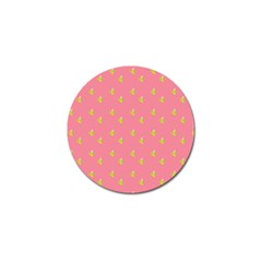 Peeled Banana On Pink Golf Ball Marker (10 Pack) by snowwhitegirl