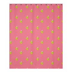 Peeled Banana On Pink Shower Curtain 60  X 72  (medium)  by snowwhitegirl