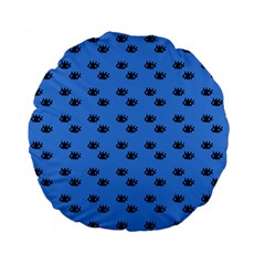 Blue Eyes Standard 15  Premium Flano Round Cushions by snowwhitegirl