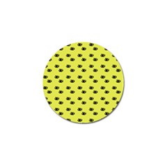 Yellow Eyes Golf Ball Marker