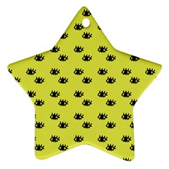 Yellow Eyes Star Ornament (Two Sides)