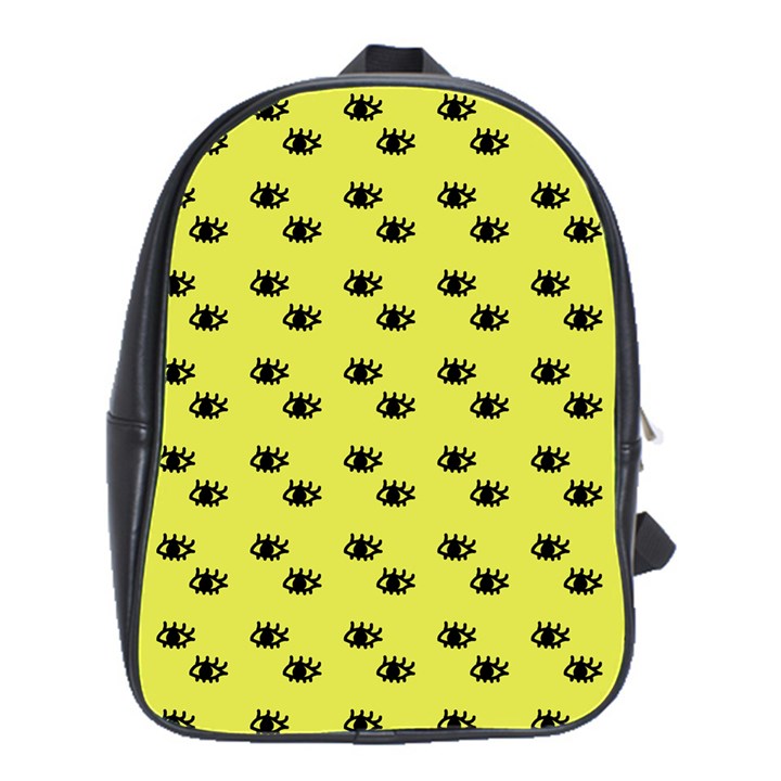 Yellow Eyes School Bag (Large)