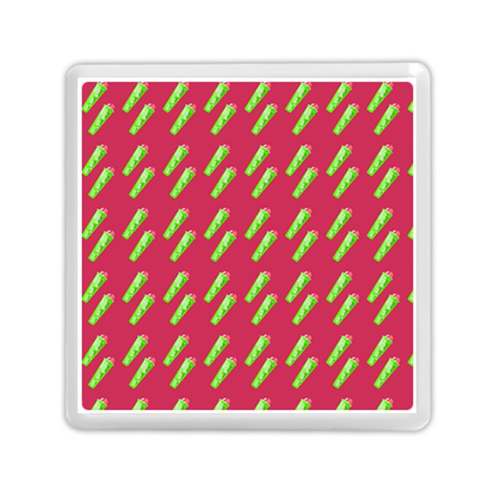 Ice Freeze Pink Pattern Memory Card Reader (Square)