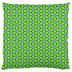 Pattern Green Large Cushion Case (two Sides) by Mariart
