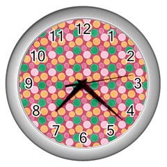 Circle Circumference Wall Clock (silver)
