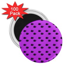 Purple Eyes 2 25  Magnets (100 Pack) 