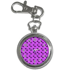 Purple Eyes Key Chain Watches by snowwhitegirl