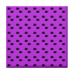 Purple Eyes Face Towel