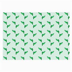 Green Parrot Pattern Large Glasses Cloth (2 Sides)